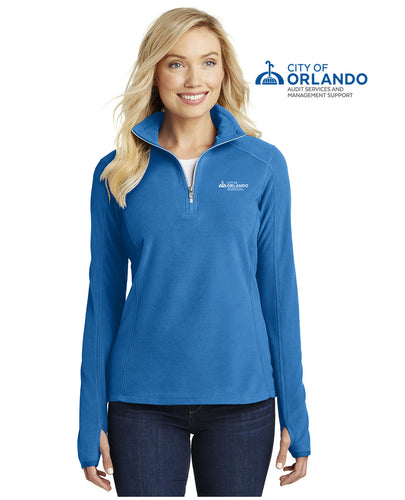 Audit Services and Managment Support - Port Authority® Ladies Microfleece 1/2-Zip Pullover - L224