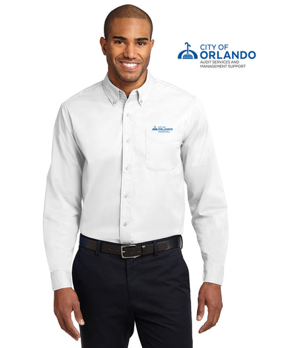 Audit Services and Managment Support - Port Authority® Long Sleeve Easy Care Shirt - S608