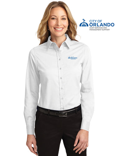Audit Services and Managment Support - Port Authority® Ladies Long Sleeve Easy Care Shirt - L608