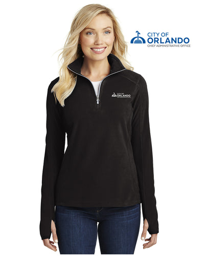 Chief Administrative Office - Port Authority® Ladies Microfleece 1/2-Zip Pullover - L224