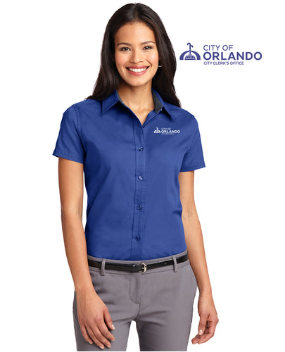 City Clerk - Port Authority® Ladies Short Sleeve Easy Care Shirt - L508