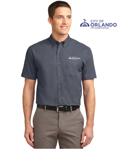 City Clerk - Port Authority® Men's Short Sleeve Easy Care Shirt - S508
