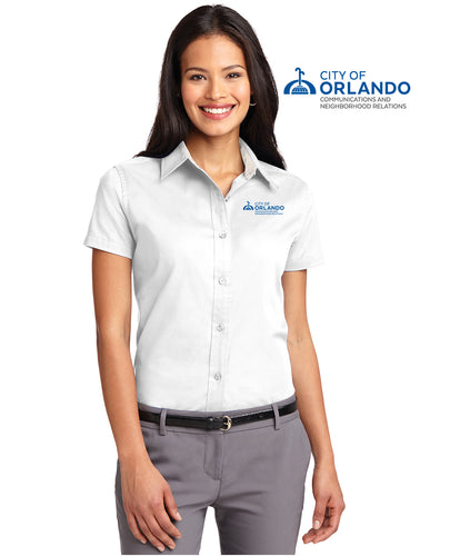 Communications and Neighborhood Relations - Port Authority® Ladies Short Sleeve Easy Care Shirt - L508