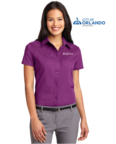 Engineering - Port Authority® Ladies Short Sleeve Easy Care Shirt - L508