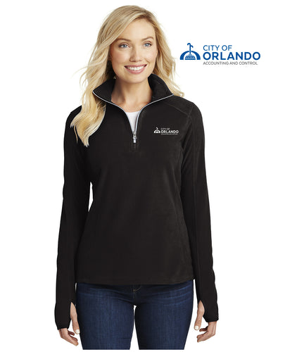 Accounting and Control - Port Authority® Ladies Microfleece 1/2-Zip Pullover - L224