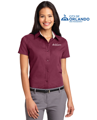 Risk Management - Port Authority® Ladies Short Sleeve Easy Care Shirt - L508