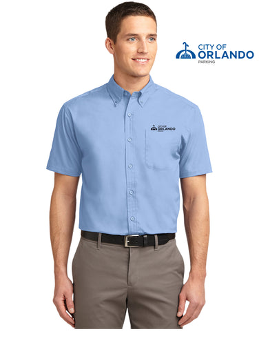 Parking - Port Authority® Men's Short Sleeve Easy Care Shirt - S508