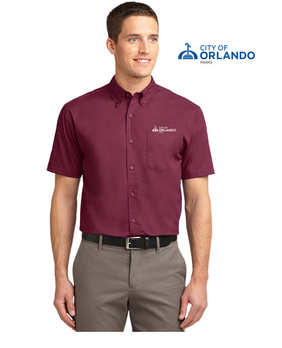 Parks - Port Authority® Men's Short Sleeve Easy Care Shirt - S508
