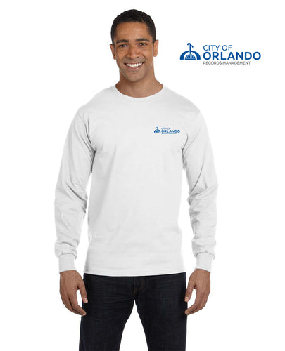 Records Management - Gildan DryBlend® 50 Unisex Cotton/50 Poly Long Sleeve T-Shirt - G840