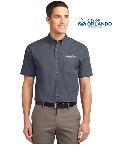Digital City Hall - Port Authority® Men's Short Sleeve Easy Care Shirt - S508