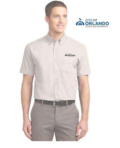 Streets and Stormwater - Port Authority® Men's Short Sleeve Easy Care Shirt - S508
