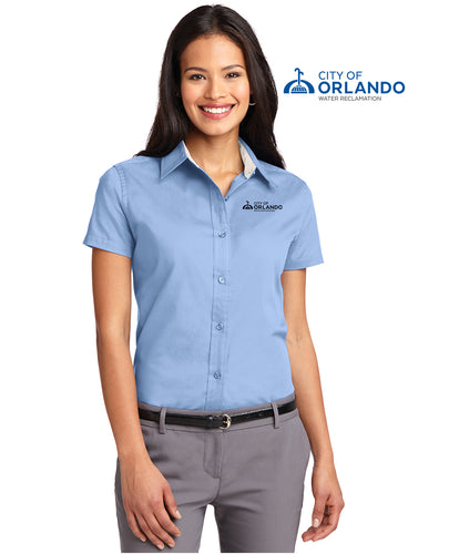 Water Reclamation - Port Authority® Ladies Short Sleeve Easy Care Shirt - L508