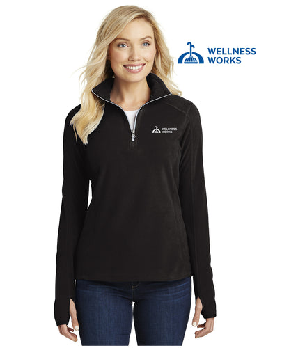 Wellness Works - Port Authority® Ladies Microfleece 1/2-Zip Pullover - L224