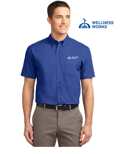 Wellness Works - Port Authority® Men's Short Sleeve Easy Care Shirt - S508