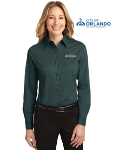 Records Management - Port Authority® Ladies Long Sleeve Easy Care Shirt - L608