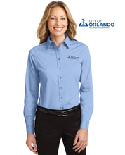 Load image into Gallery viewer, Records Management - Port Authority® Ladies Long Sleeve Easy Care Shirt - L608